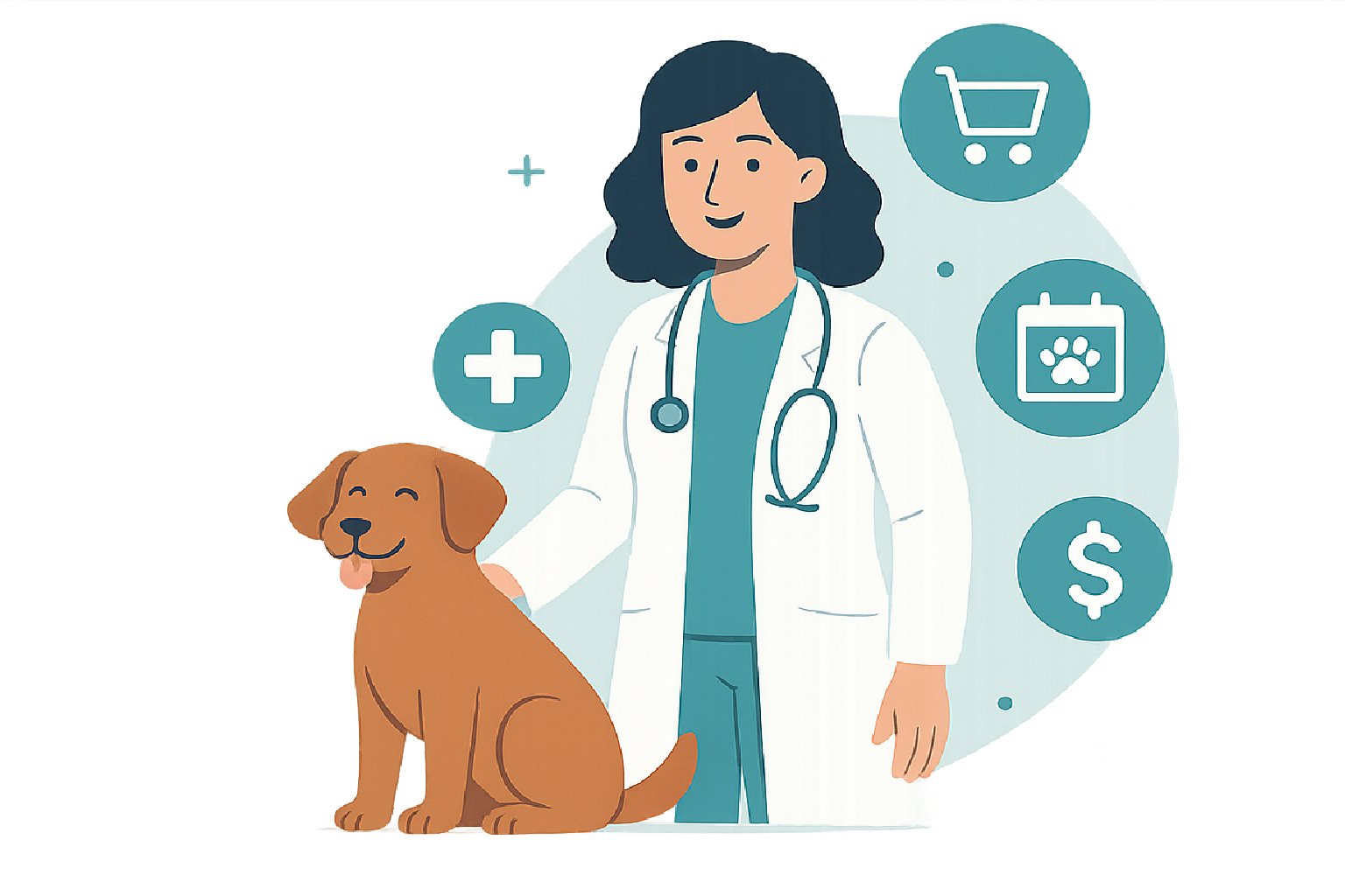 Dashboard do sistema veterinário